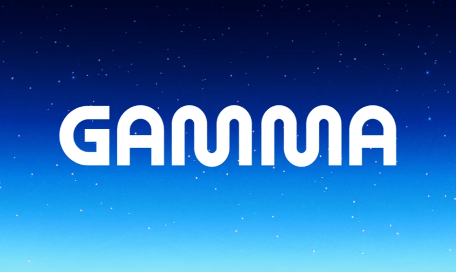 Официальное изображение сервиса презентаций Gamma